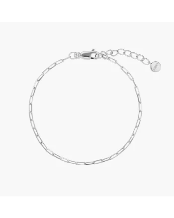 Bratara din argint Paperclip