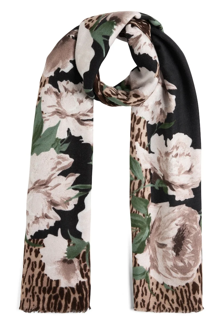 Esarfa cu model floral