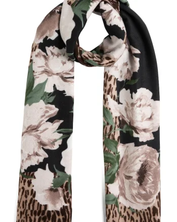 Esarfa cu model floral