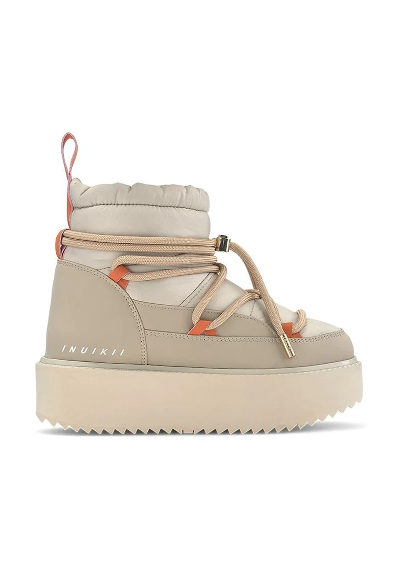 Ghete flatform fara inchidere, Portocaliu/Bej