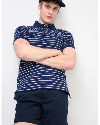 Tricou polo din amestec de bumbac organic