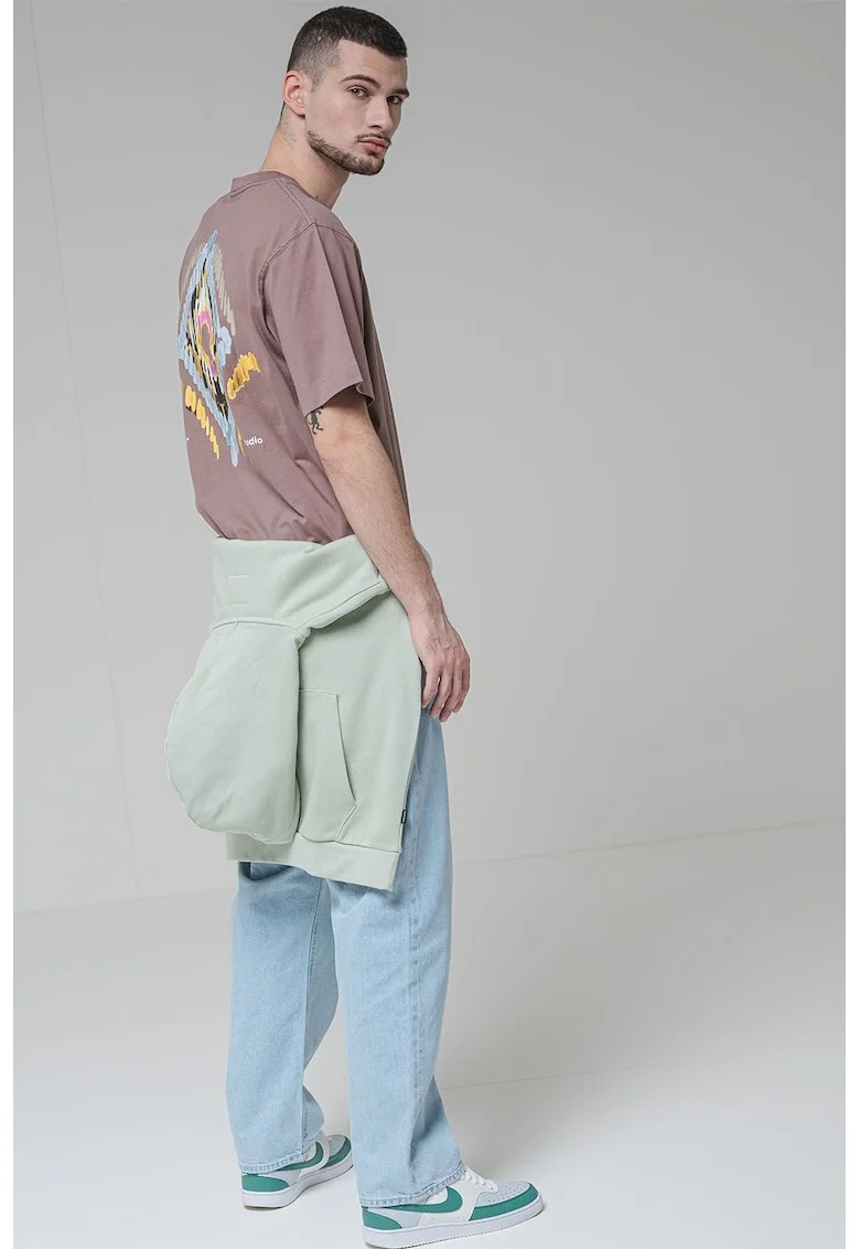 Tricou lejer de bumbac, Maro deschis