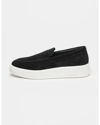 Pantofi loafer de piele intoarsa Fletcher, Negru