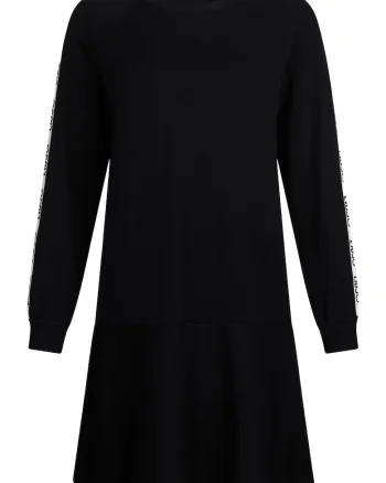 Rochie mini cu maneci lungi, Negru
