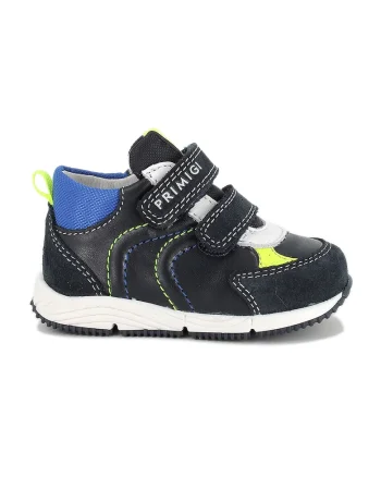 Pantofi sport cu model colorblock si inchidere velcro