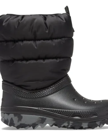 Cizme Crocs Classic Neo Puff Boot Kids Negru - Black