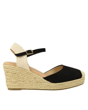 Sandale casual, dama,  70428, negru, Negru