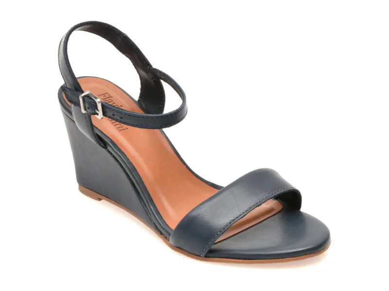 Sandale elegante FLAVIA PASSINI bleumarin, 375021, din piele naturala
