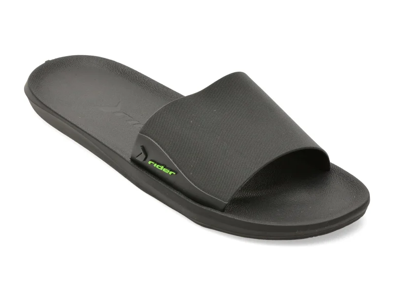 Papuci RIDER negri, 1249184, din pvc