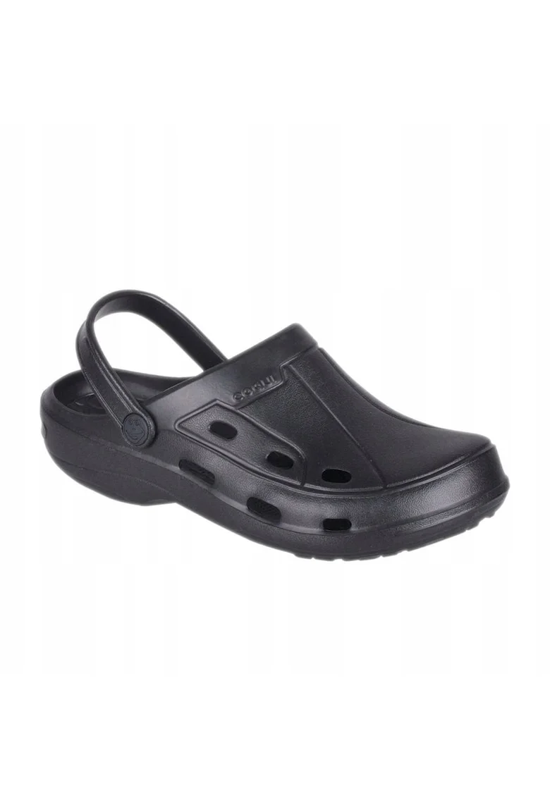 Sandale dama,  Piele ecologica, Negru