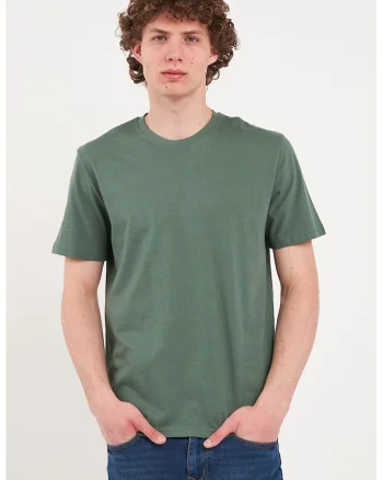 Tricou uni din bumbac, Verde