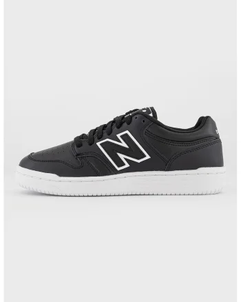 Pantofi sport low-cut unisex din piele 480, Negru