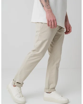 Pantaloni chino slim-fit, Bej