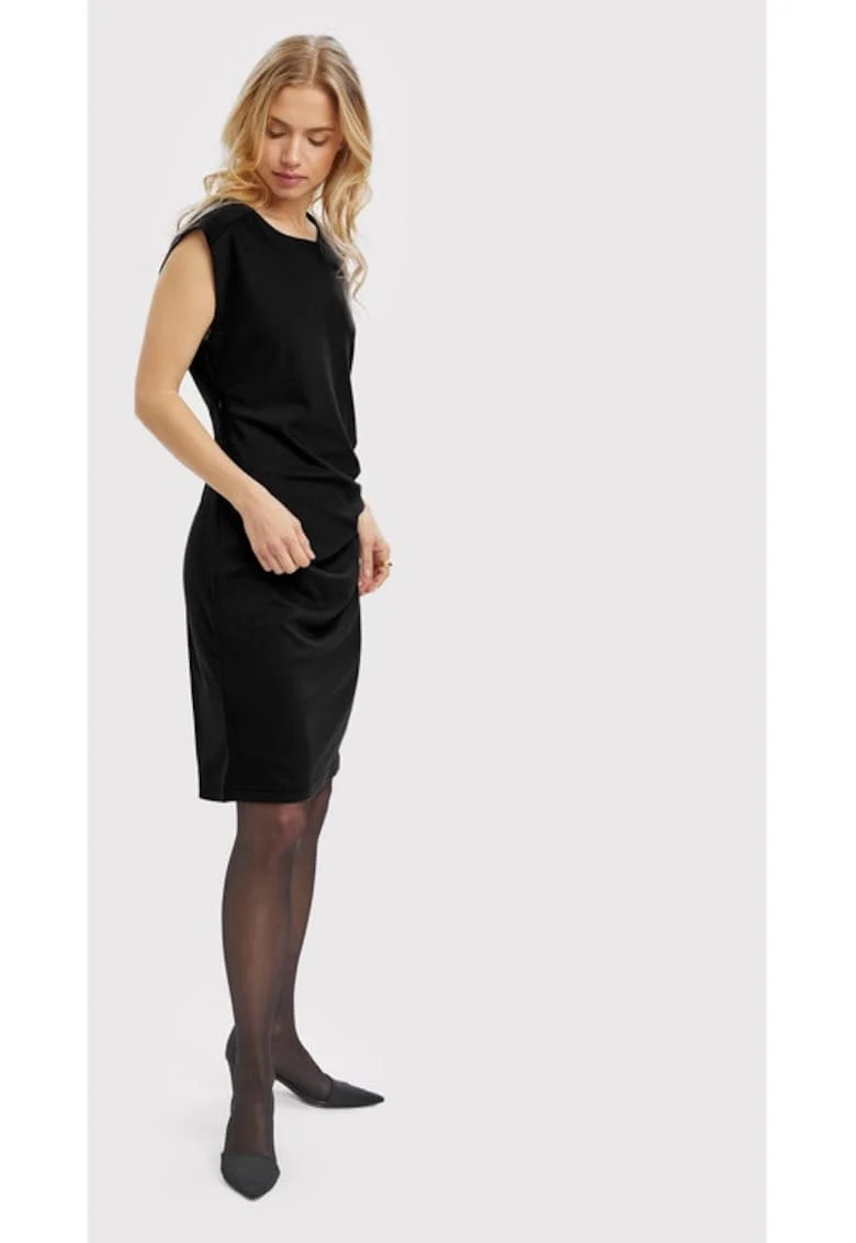Rochie dama, Negru, Poliester, Negru