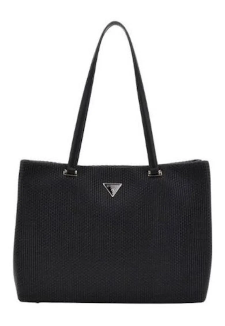 Geanta shopper cu buzunar exterior