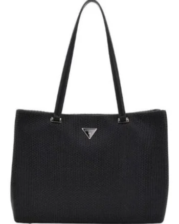 Geanta shopper cu buzunar exterior