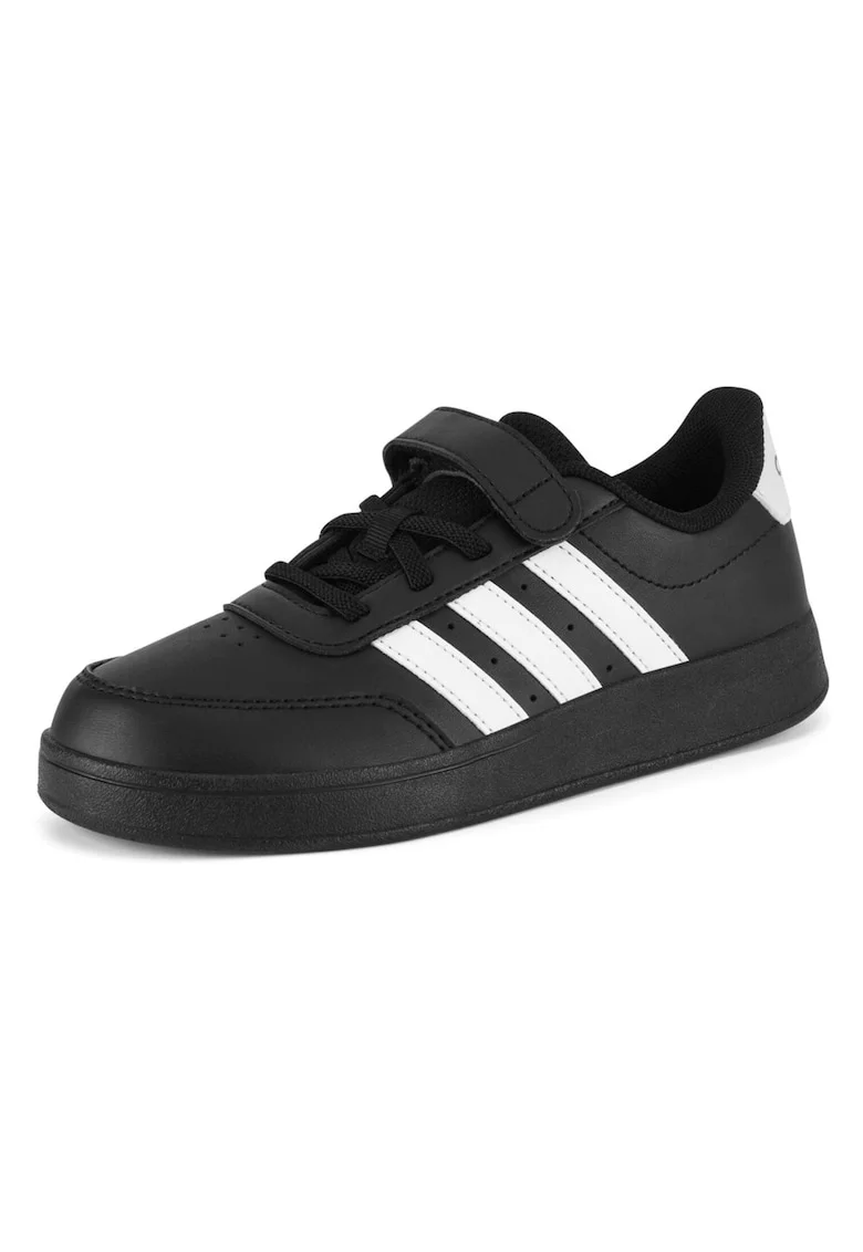 Pantofi sport de copii,  negru, material sintetic, inchidere velcro