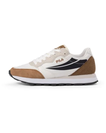 Pantofi sport low-cut cu garnituri de piele intoarsa Hypert, Maro inchis/Negru/Crem