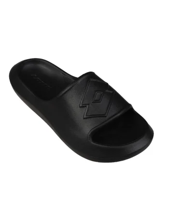 Slapi  negri, sintetic, pentru plaja si sala de sport, pentru femei