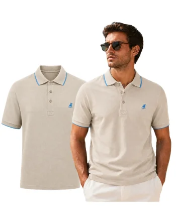 Tricou polo cu nasturi,