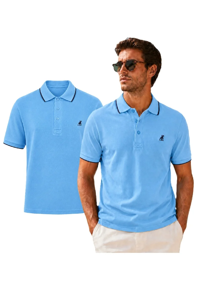 Tricou polo din bumbac uni