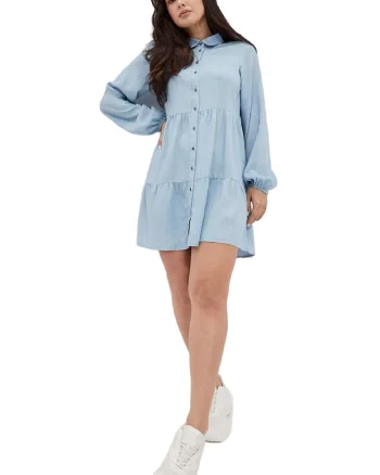 Rochie de dama,  Lyocell, Albastru,