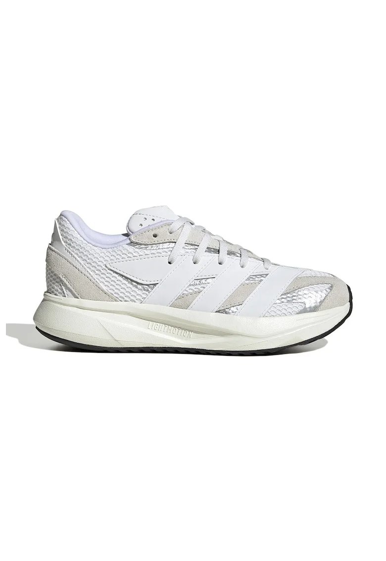 Pantofi sport Lightblaze cu garnituri din piele, Gri deschis/Alb optic