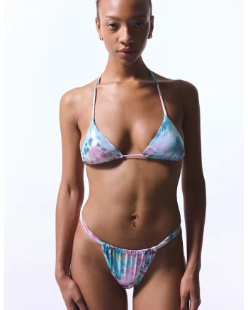Bikini cu model grafic, Multicolor