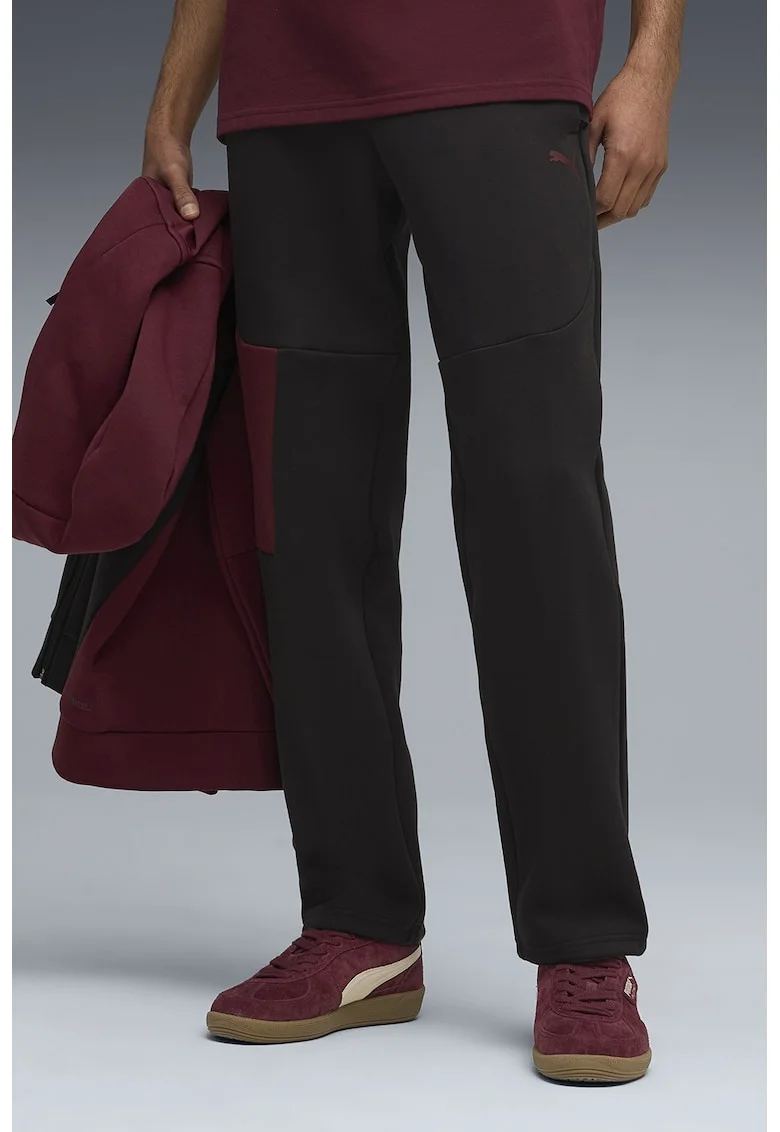 Pantaloni de trening cu banda elastica in talie, Negru
