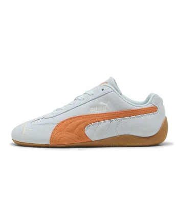 Pantofi sport Speedcat OG unisex din piele intoarsa, Portocaliu/Albastru pal