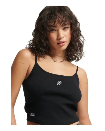 Top striat cu bretele ajustabile,