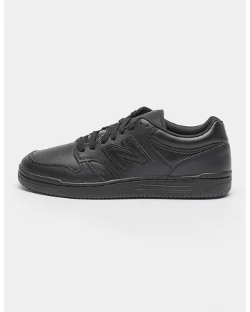 Pantofi sport low cut din piele 480, Negru