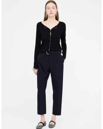 Cardigan cu detalii stralucitoare, Negru