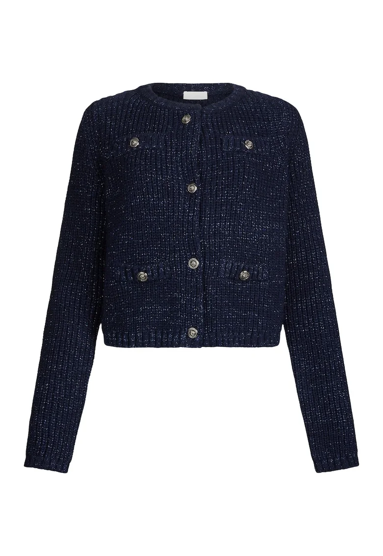 Cardigan din amestec de lana si lana alpaca, Negru