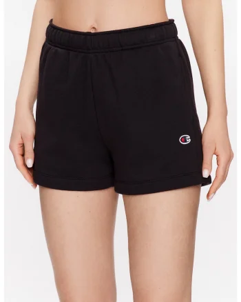 Pantaloni scurti dama,  302205547, Bumbac, Negru, Negru