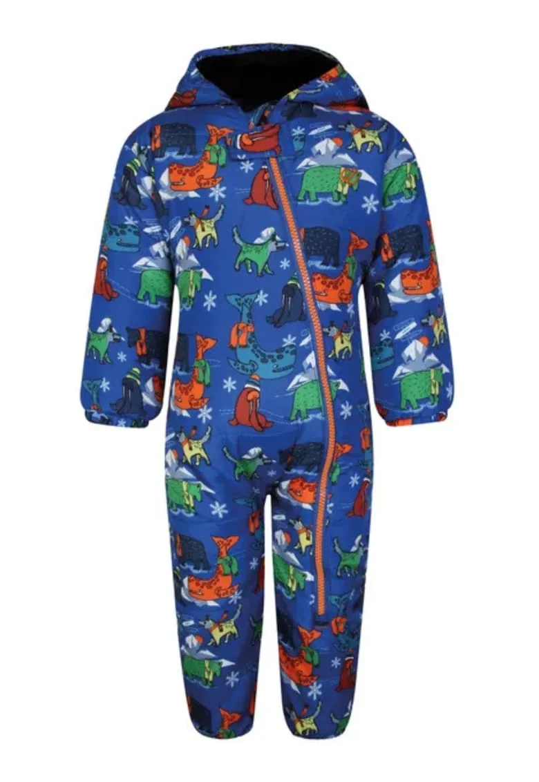 Costum de iarna copii  Bambino II, poliester, albastru