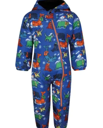 Costum de iarna copii  Bambino II, poliester, albastru