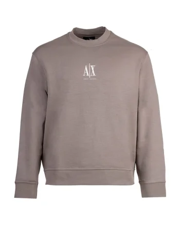 Bluza de trening cu detaliu cu broderie logo, Bej