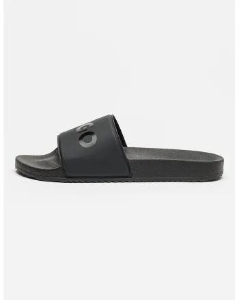 Papuci cu logo Timein, Negru