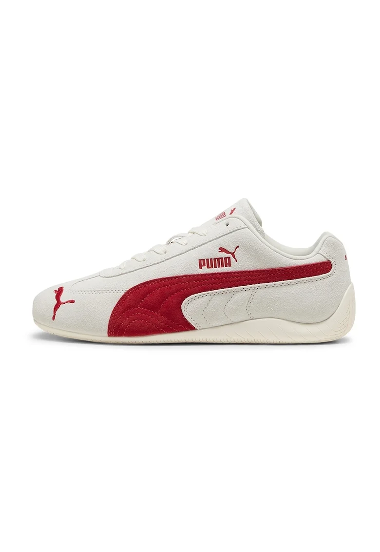 Pantofi sport Speedcat OG unisex din piele intoarsa, Portocaliu/Alb murdar
