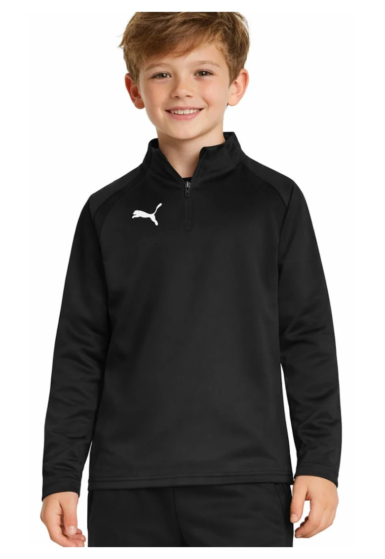 Bluza cu fenta scurta cu fermoar Teamliga