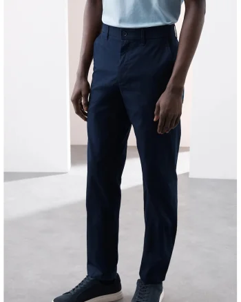 Pantaloni chino regular fit, Albastru ultramarin