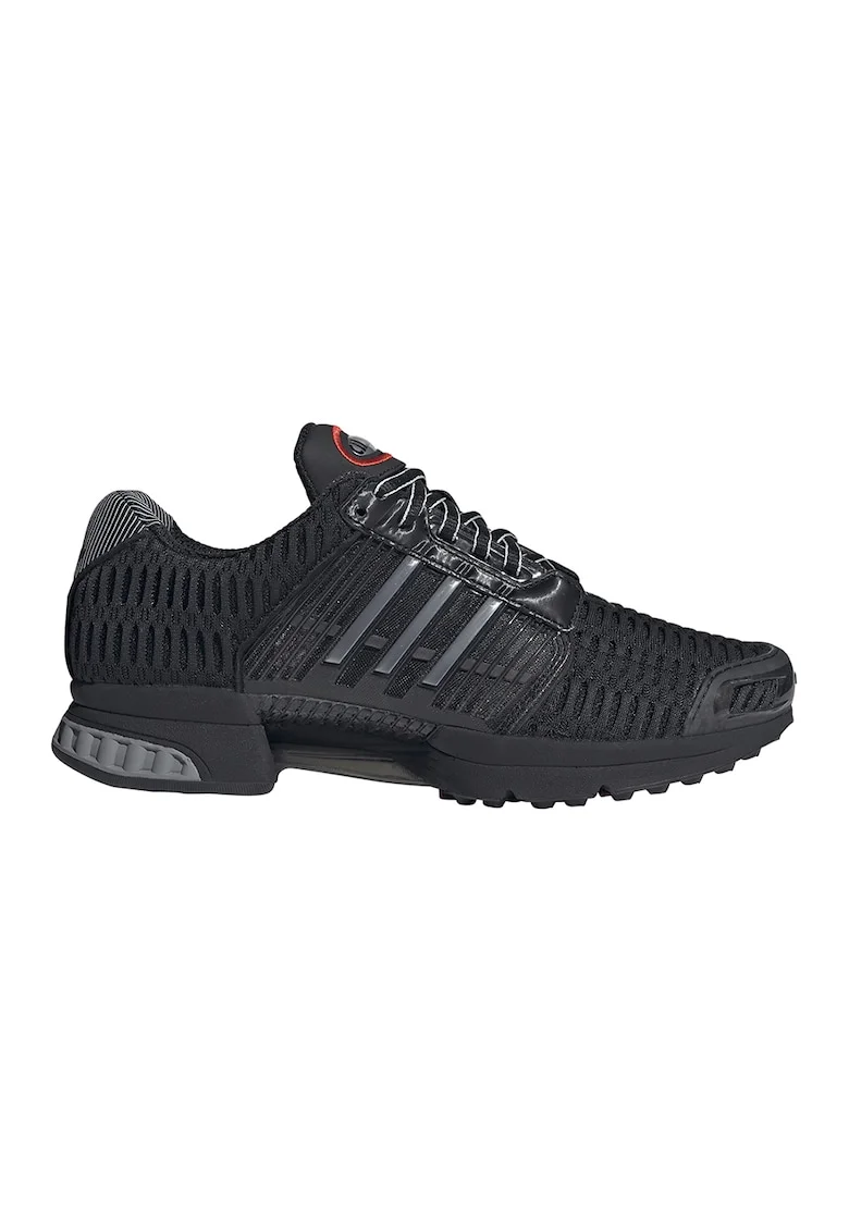Pantofi sport din plasa Climacool, Negru/Argintiu