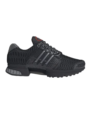 Pantofi sport din plasa Climacool, Negru/Argintiu