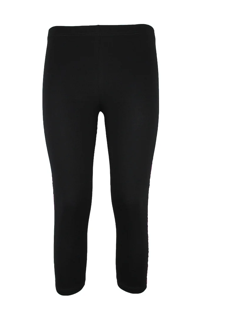 Colanti dama capri 3/4, Lolami model D3680, Negru/Bej
