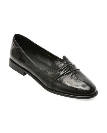 Pantofi EPICA negri, 3F2273, din piele naturala lacuita