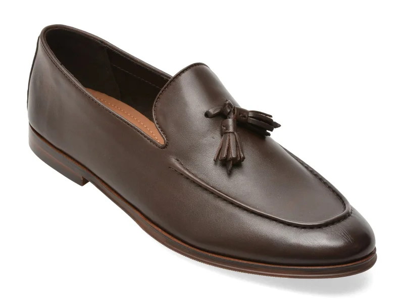 Mocasini eleganti ALDO maro, 14290581, din piele intoarsa