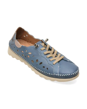 Pantofi sport GRYXX bleumarin, EV2945, din piele naturala