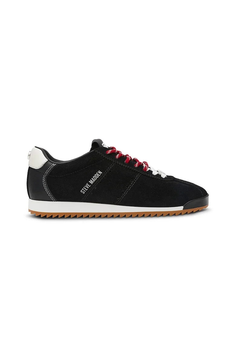 Pantofi Mirage sport de piele intoarsa, Negru