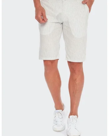 Pantaloni barbati  B-Lucky 5690 alb, Alb
